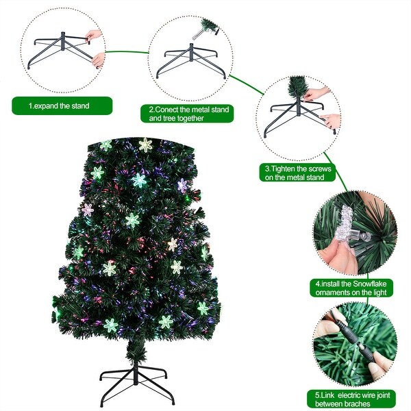 Small Light Fiber Optic Christmas Tree