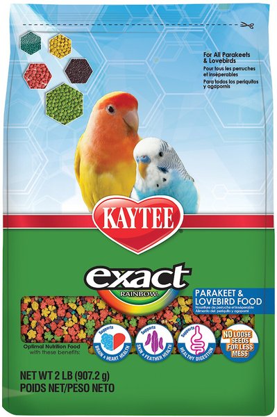 Kaytee Exact Rainbow Parakeet and Lovebird Food