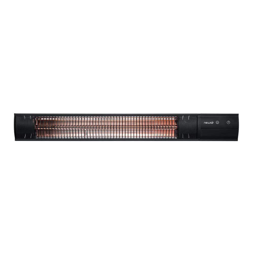 NewAir Wall Mounted 5118 BTUs Outdoor Electric Infrared Wall Patio Space Heater