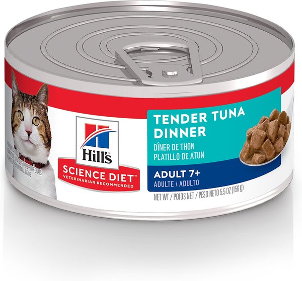 Hill's Science Diet Adult 7+ Tender Tuna Dinner Canned Cat Food