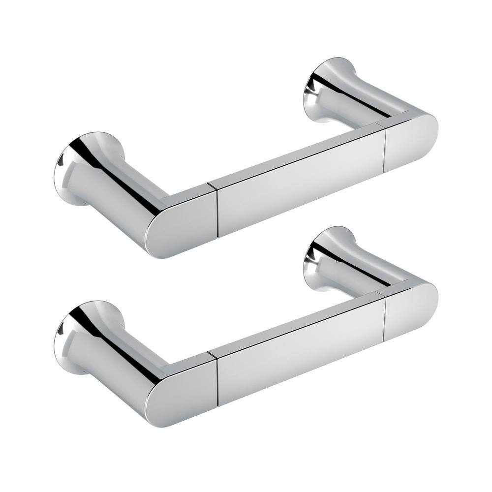 MOEN Genta 9 in. Hand Towel Bar (2-Pack Combo) TBH3886CH-2PK