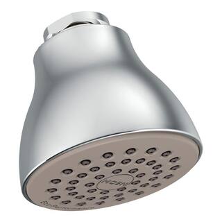 MOEN Eco-Performance 1-Spray 2.5 in. Single Wall Mount Fixed Shower Head in Chrome 6300EP