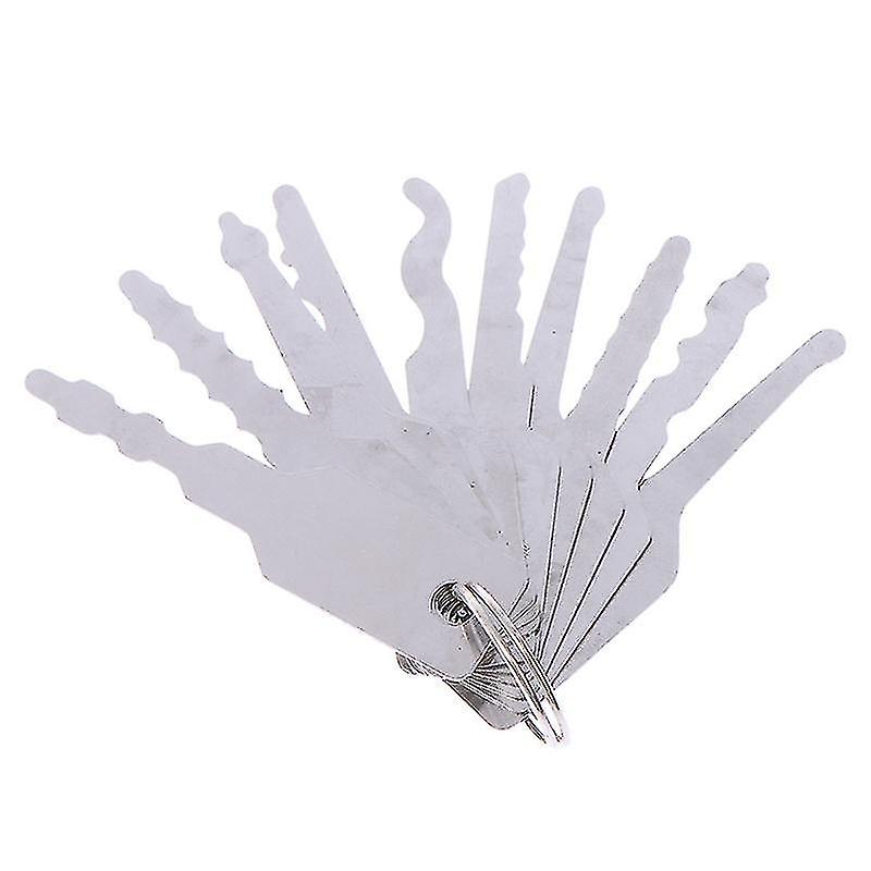 10x Stainless Jiggler Keys Dual Sided Car Unlocking Lock Opening Repair Kits Hfmqv