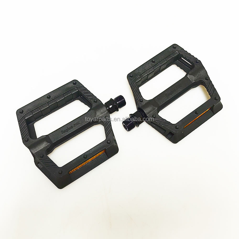 Anti Slip DU Bearing Bike Pedals Plastic Nylon Bicycle Accessories