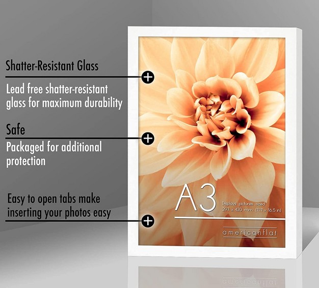 Americanflat Poster Frame With Plexiglass Available In A Variety Of Sizes And Styles