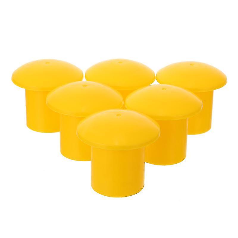 Born Pretty 30pcs Rebar Safety Caps Plastic Rebar Mushroom Cover Rebar Protective Covers