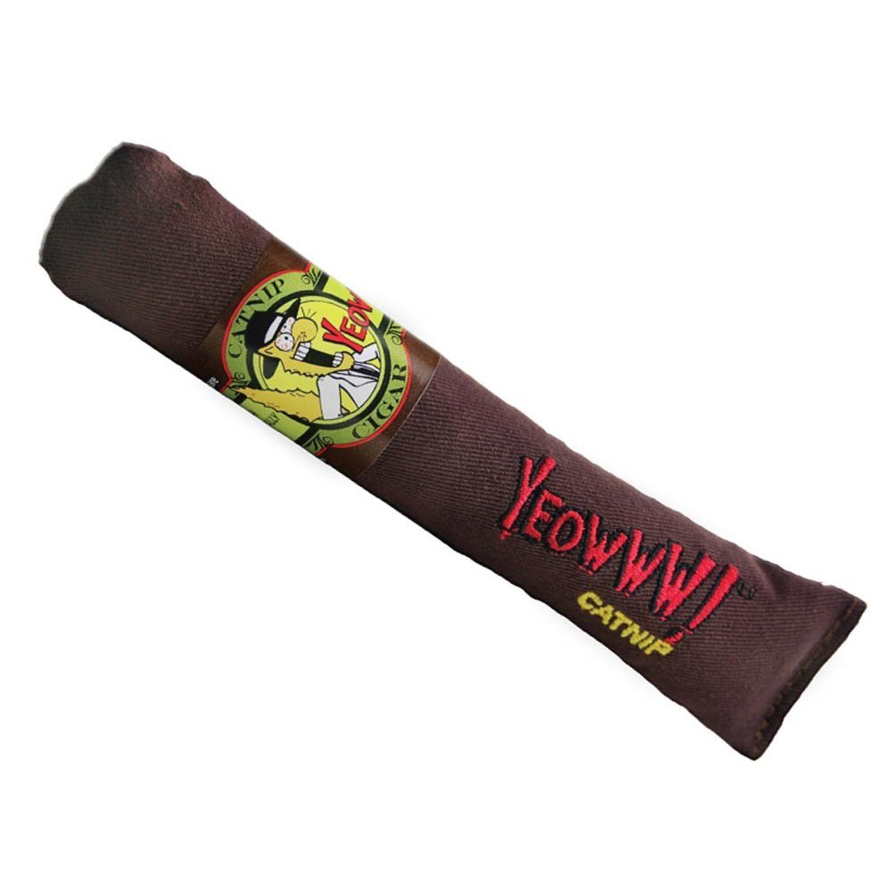 Yeowww! Cigar Catnip Toy， Singles [2-Pack]