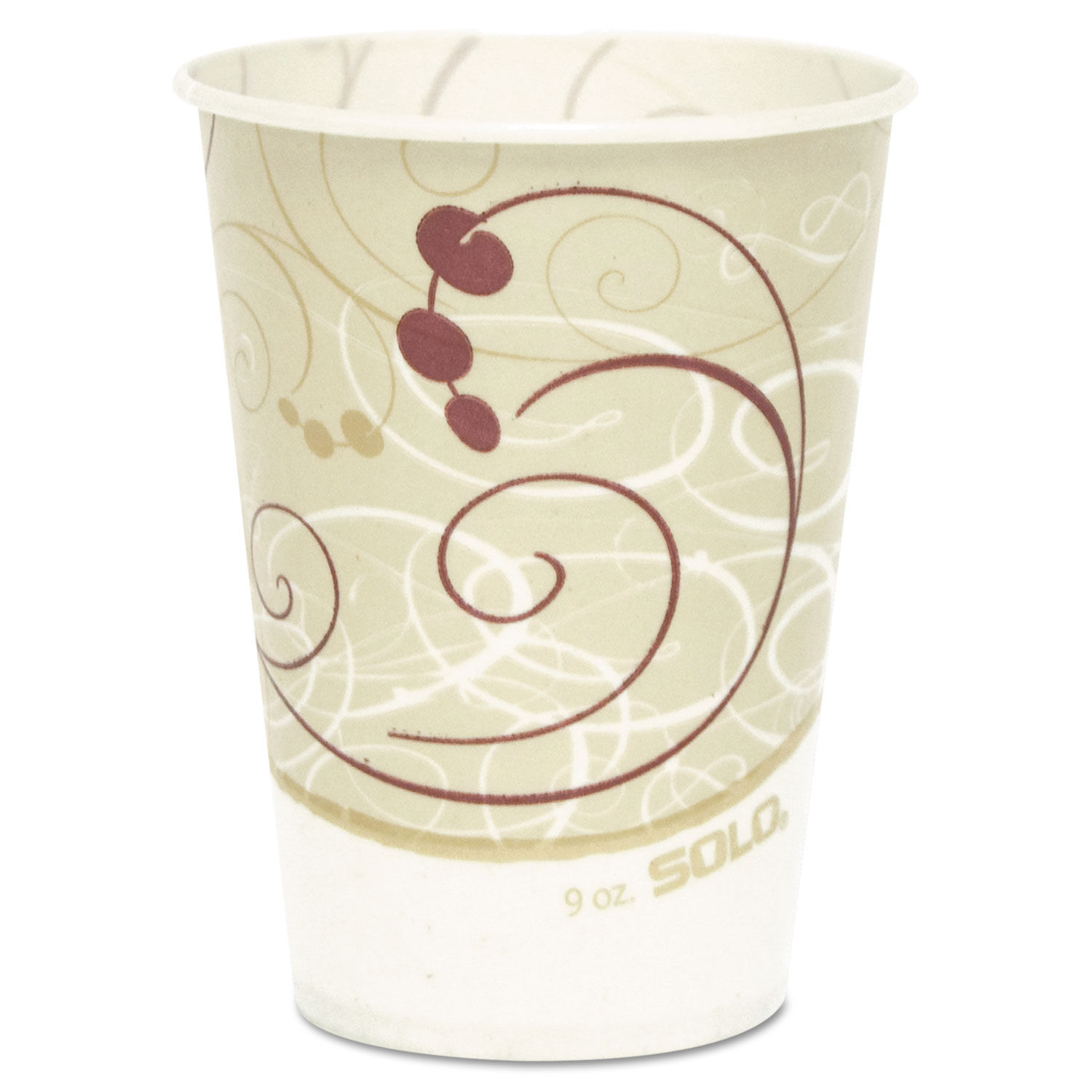 Symphony Design Wax-Coated Paper Cold Cups by SOLOandreg; SCCR9NSYM