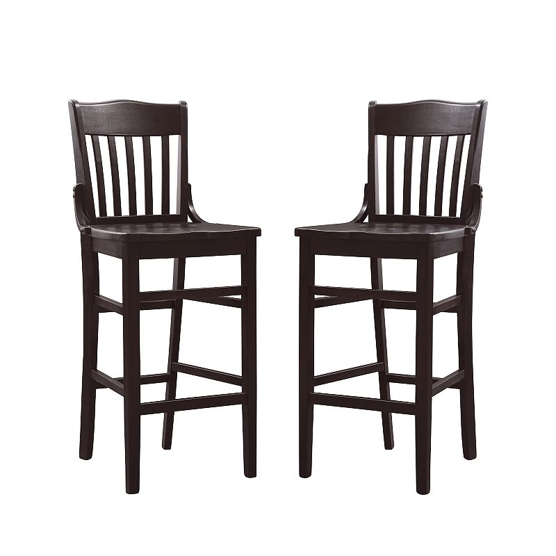 Linon Jace Bar Stool 2-piece Set