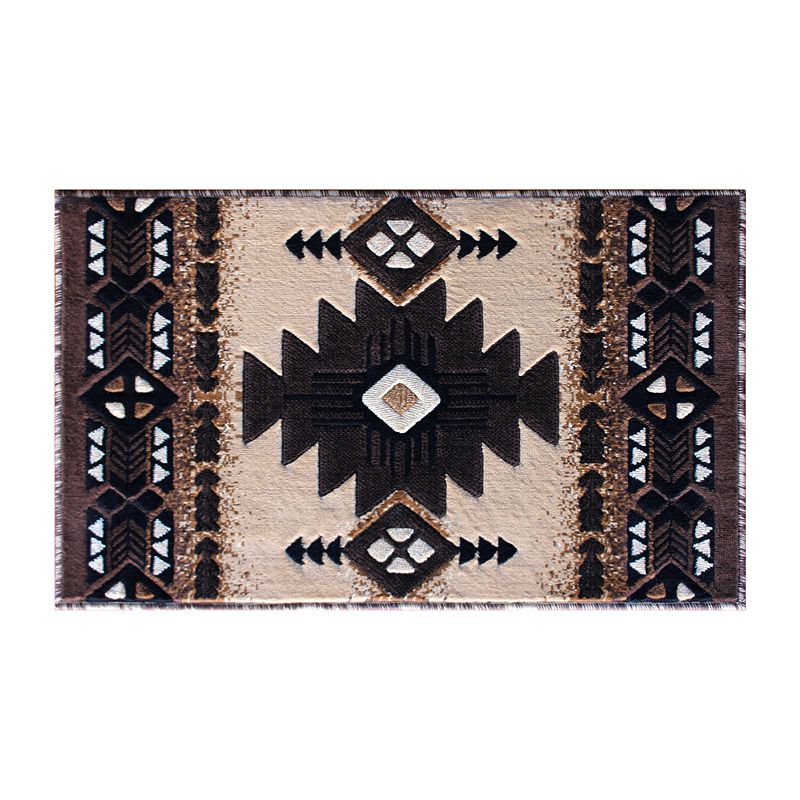 Masada Rugs Masada Rugs 2'x3' Southwest Native American Area Rug - Design C318 Berber