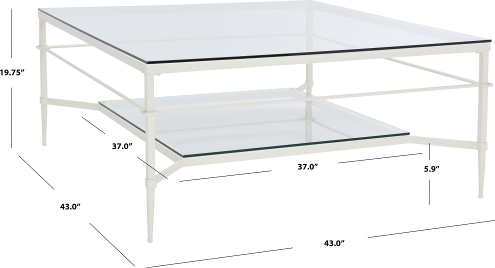 Mieka Cocktail Table   Contemporary   Coffee Tables   by HedgeApple  Houzz