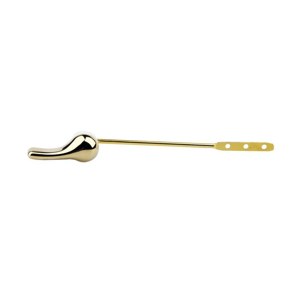 Everbilt Front Mount Toilet Tank Lever in Polished Brass 224115-PB