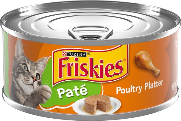 Friskies Classic Pate Poultry Platter Canned Cat Food