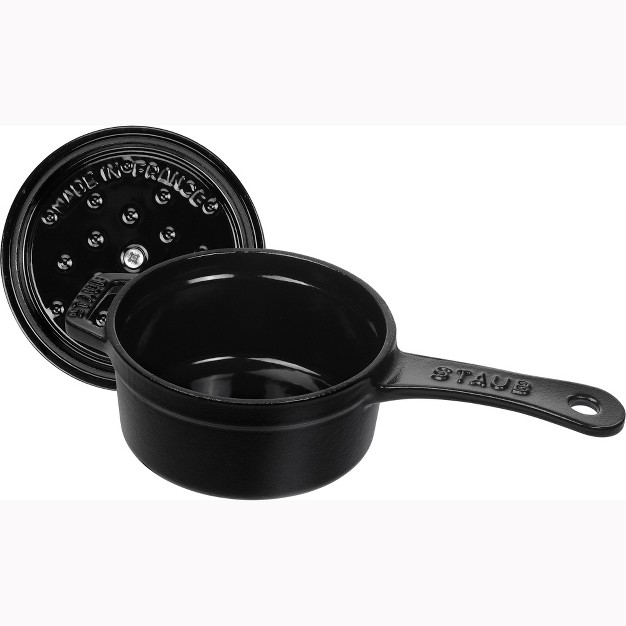 Staub Cast Iron 0 25 qt Mini Saucepan