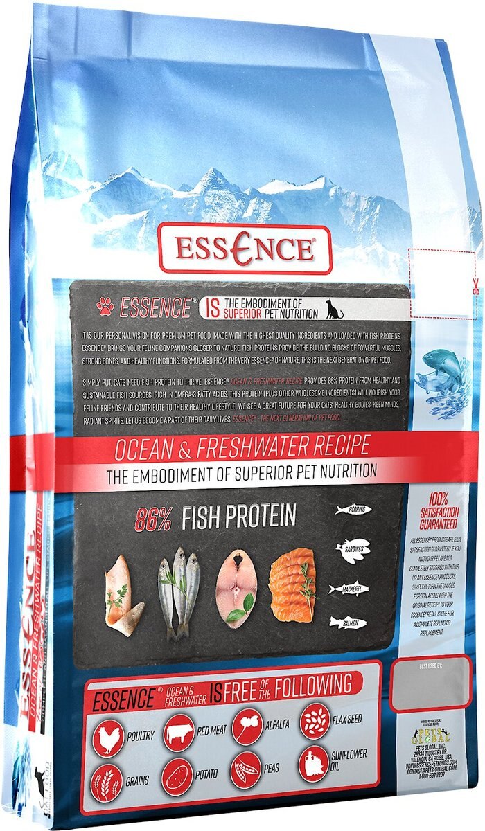 Essence Ocean and Freshwater Recipe Grain-Free Dry Cat Food