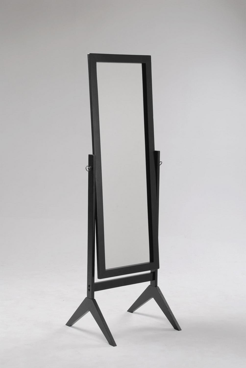 Crown Mark Black Cheval Mirror