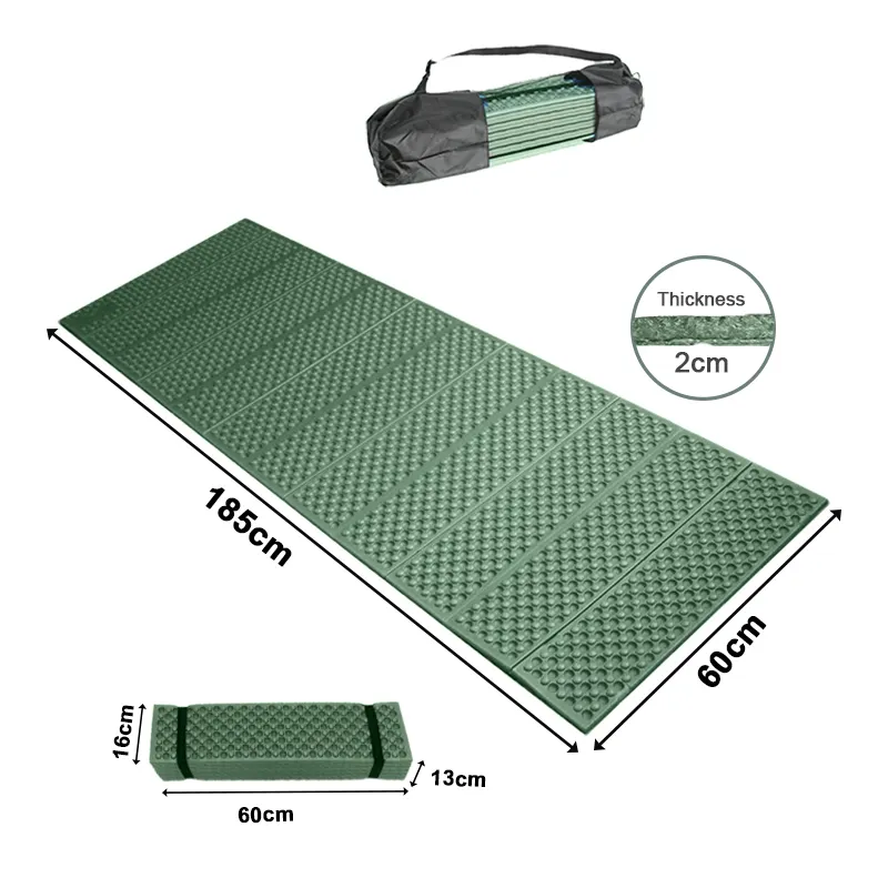 Outdoor Hiking Mountaineering Foam Camping Mat Sleeping Pad in Tent Dampproof Mattress Foam