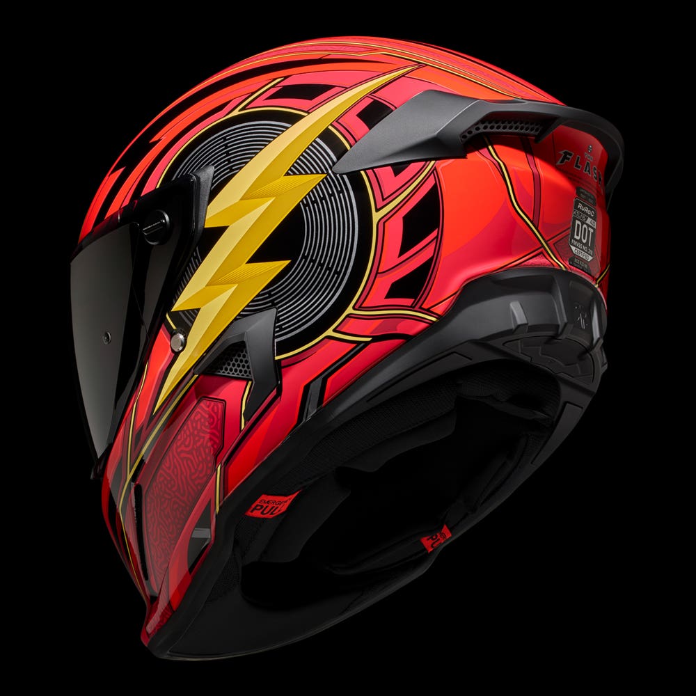 Ruroc |  ATLAS 4.0 The Flash | Full Face Bluetooth Motorcycle Helmet | Ruroc