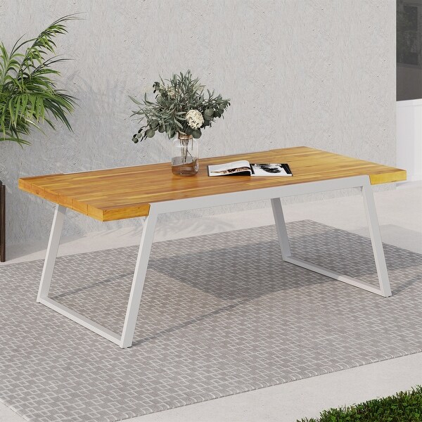 Leisure Zone Modern Design Outdoor Dining Table