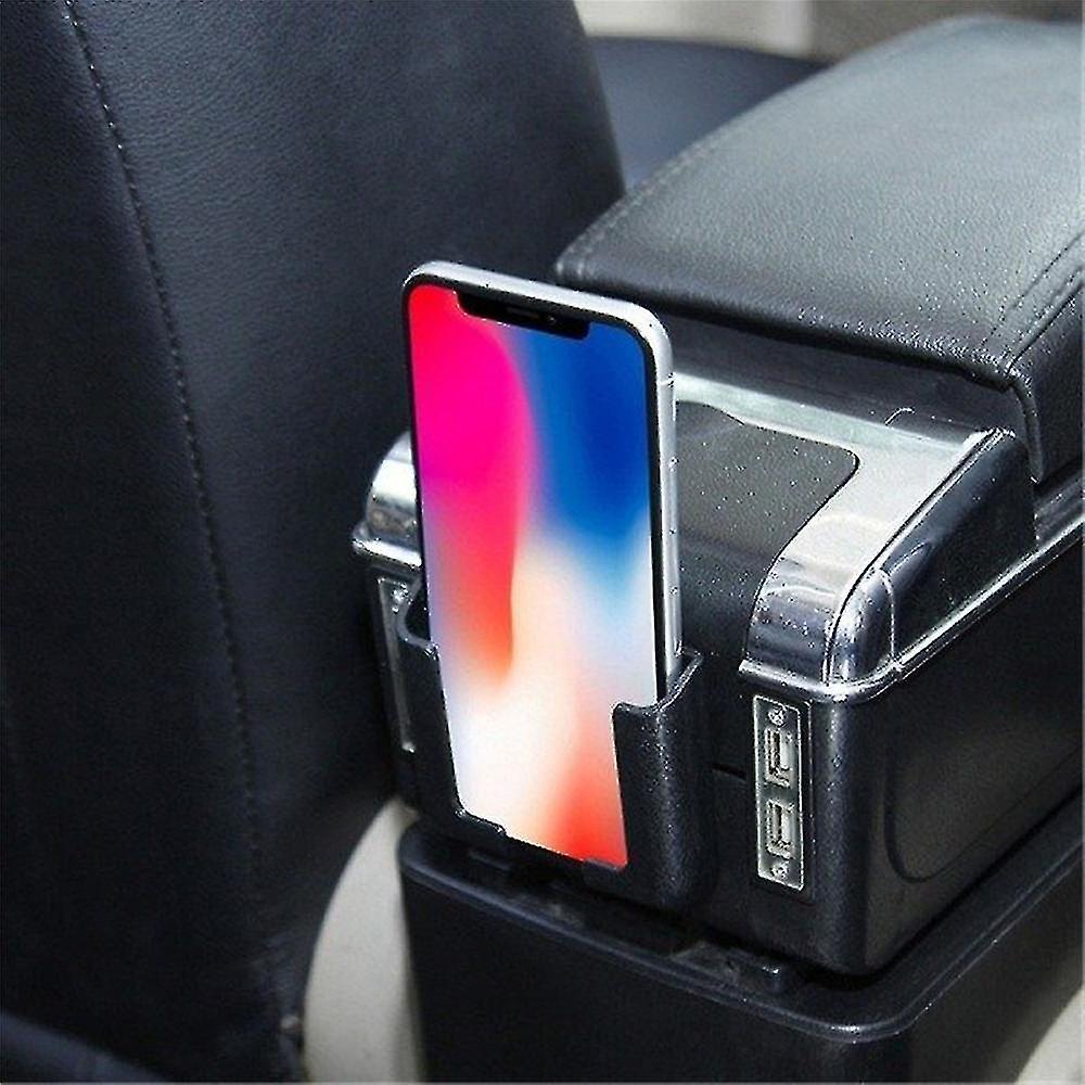 1 Pair Cell Phone Holder Adhesive Car Phone Mount Self-arrangement Holder Slot