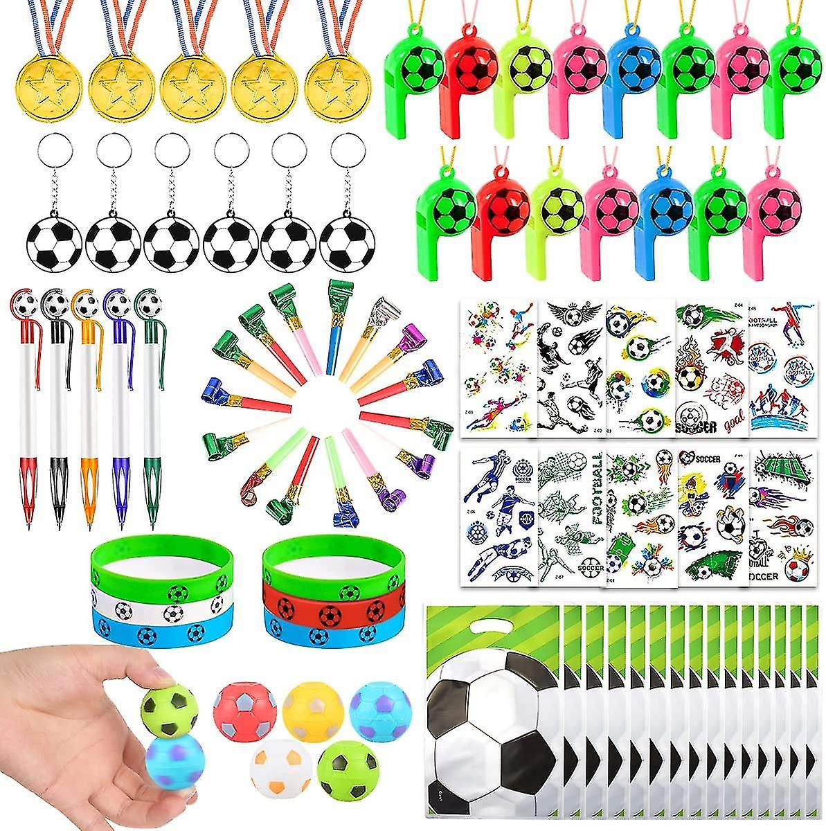 Soccer Football Party Favors With Gift Bags， 87pcs Football Gifts For Boys School Gifts For Children Pinata For Kids Parties Stocking Fillers - World