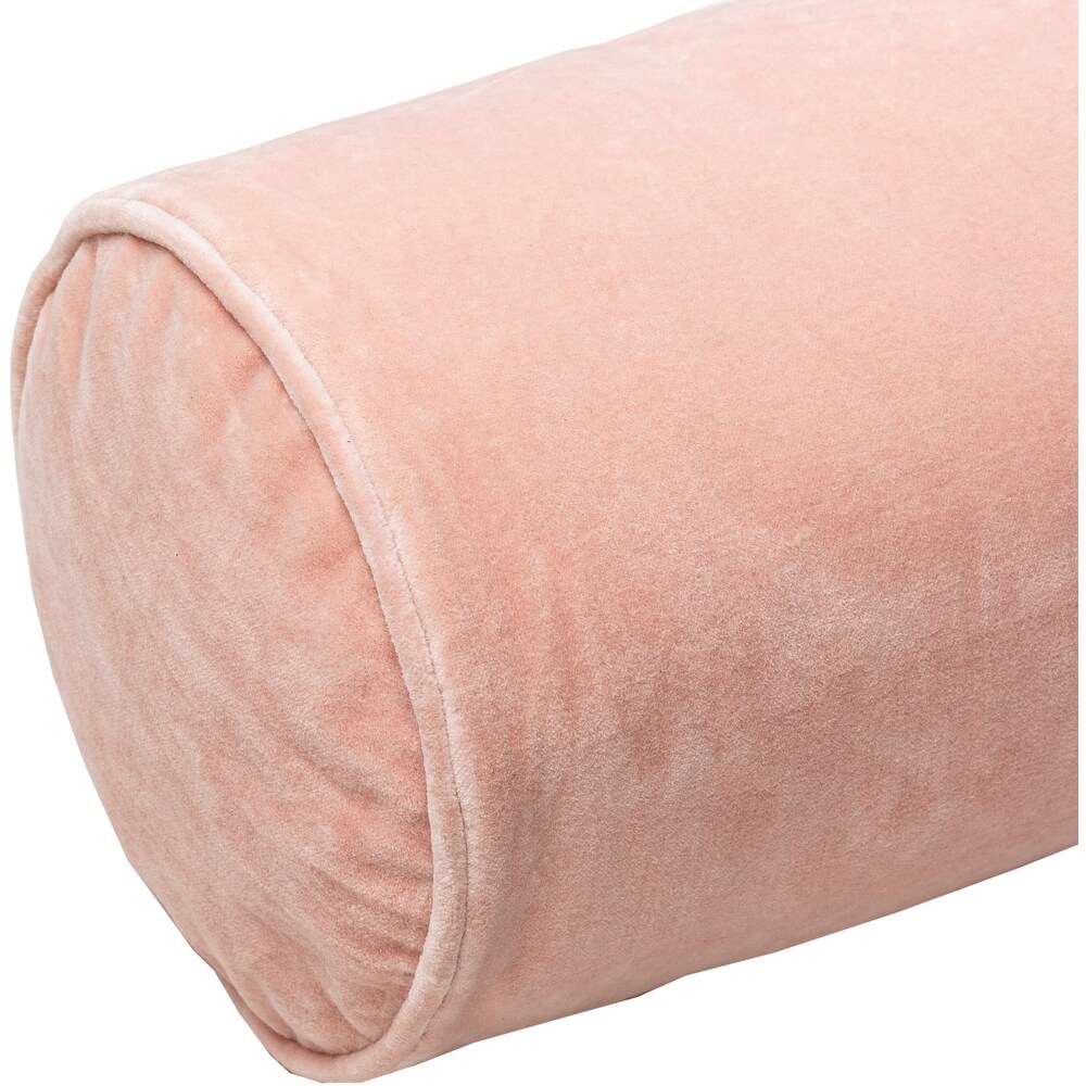 Annette Cotton Velvet Bolster Pillow