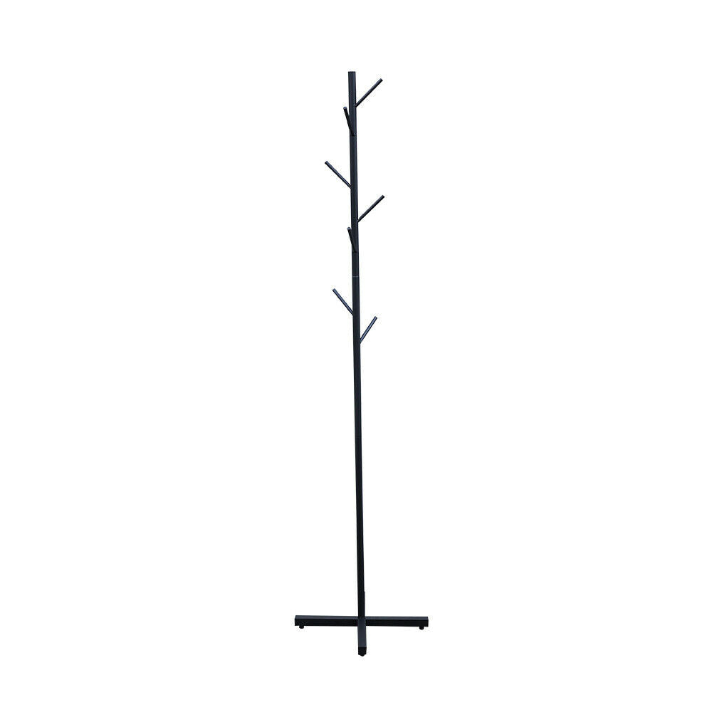 Miumaeov 7-Hook Coat Rack Stand Modern Metal Tree Hat Bag Hanger Home