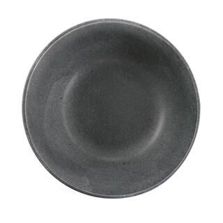 OUR TABLE Landon 9.2 in. 112 fl. oz. Truffle Gray Stoneware Round High Serving Bowl 985119922M