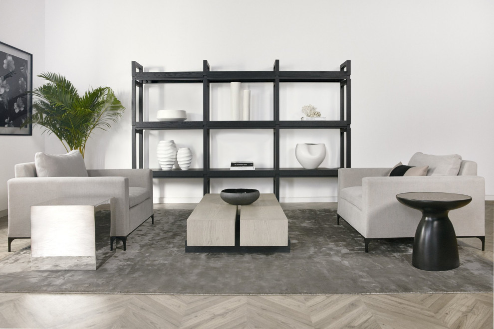 Arion Square Accent Table Stainless Steel   Modern   Side Tables And End Tables   by Virgil Stanis Design  Houzz