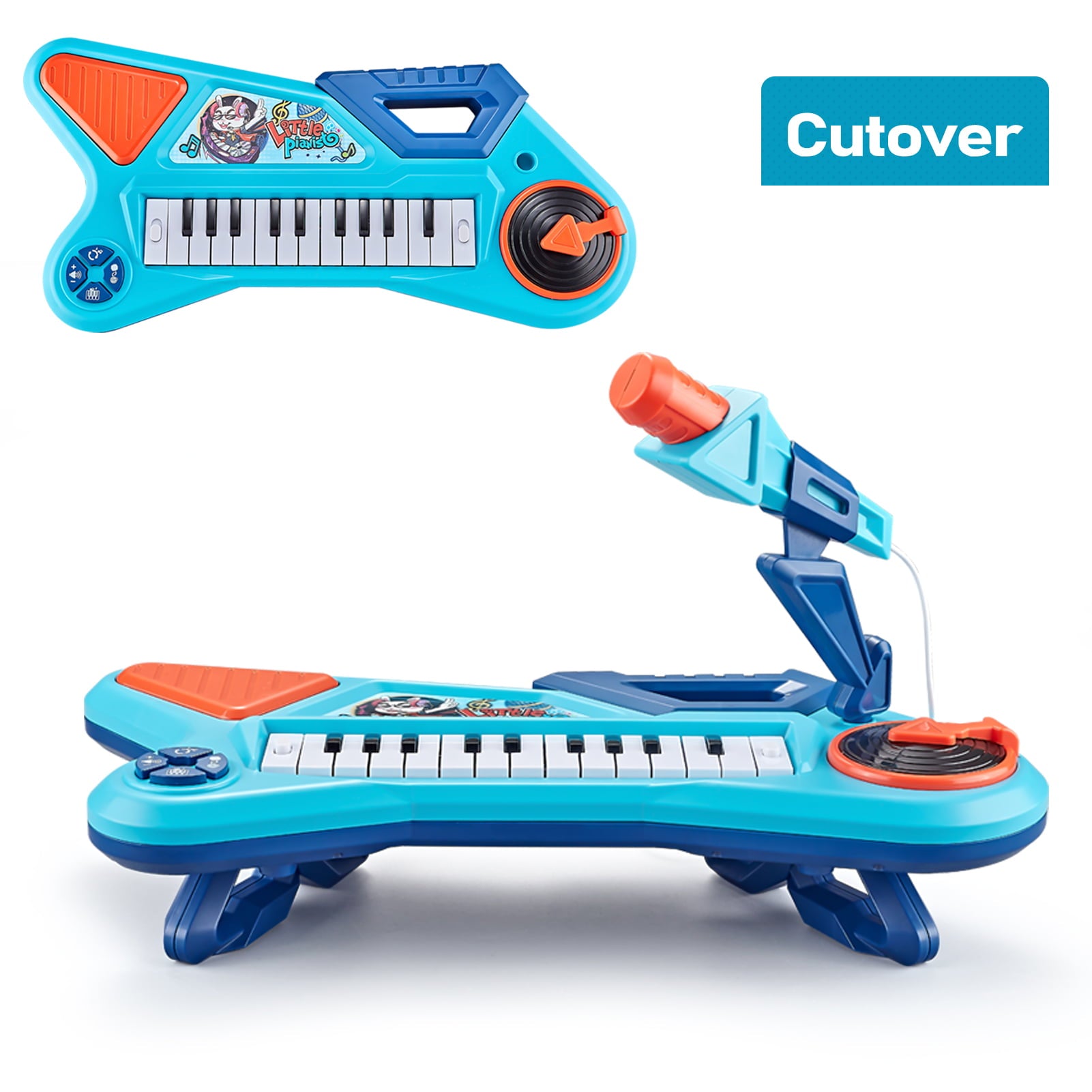 First Birthday Toddler Piano Toys for 1 Year Old Boy Gift Baby Keyboard and Microphone Musical Instruments