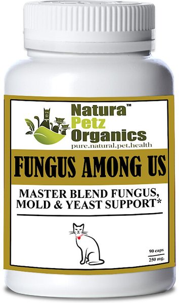 Natura Petz Organics Fungus Among Us Cat Supplement， 90 count