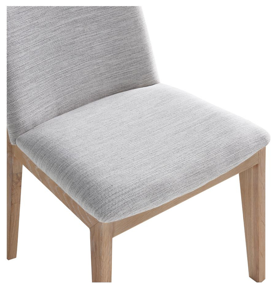 Deco Oak Dining Chair  Grey   Contemporary   Dining Chairs   by BisonOffice  Houzz