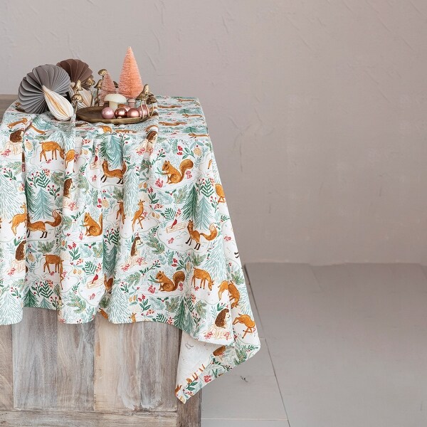 Cotton Printed Tablecloth with Pattern