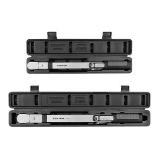 TEKTON 38 in.12 in. Drive Split Beam Torque Wrench Set (2-Piece) TRQ99902