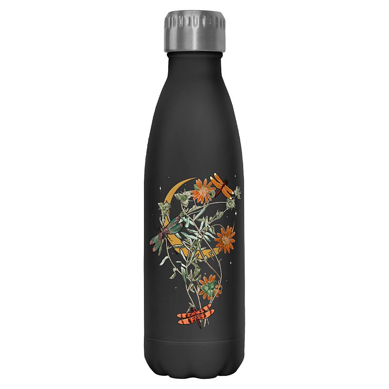 Dragonflies And Flowers 17-oz. Stainless Steel Bottle