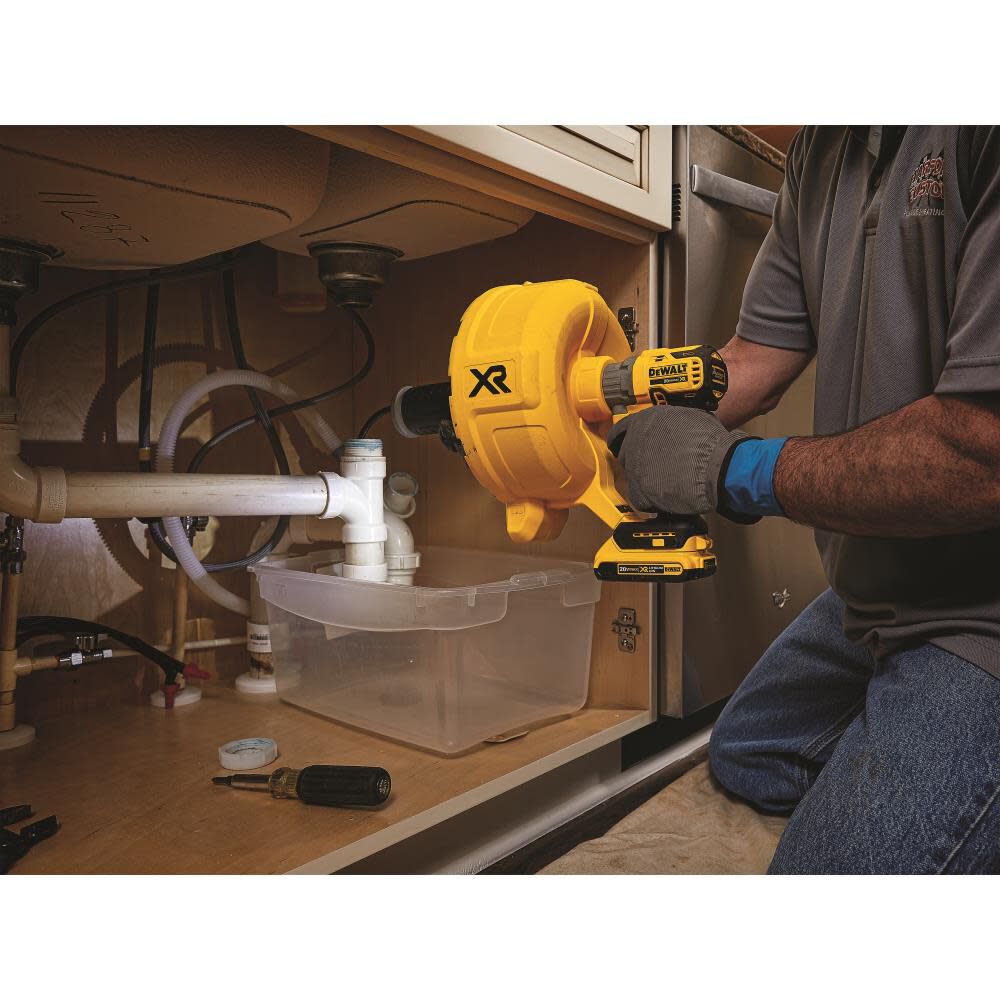 DEWALT 20V MAX* XR Brushless Drain Snake Kit DCD200D1 from DEWALT