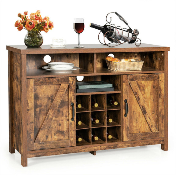 Costway 39176825 Farmhouse Sideboard with Detachab...