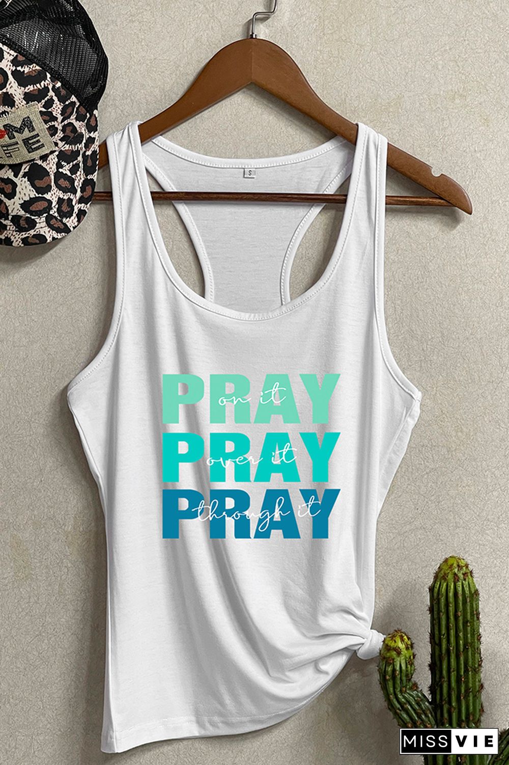 Pray Sleeveless Tank Top Wholesale