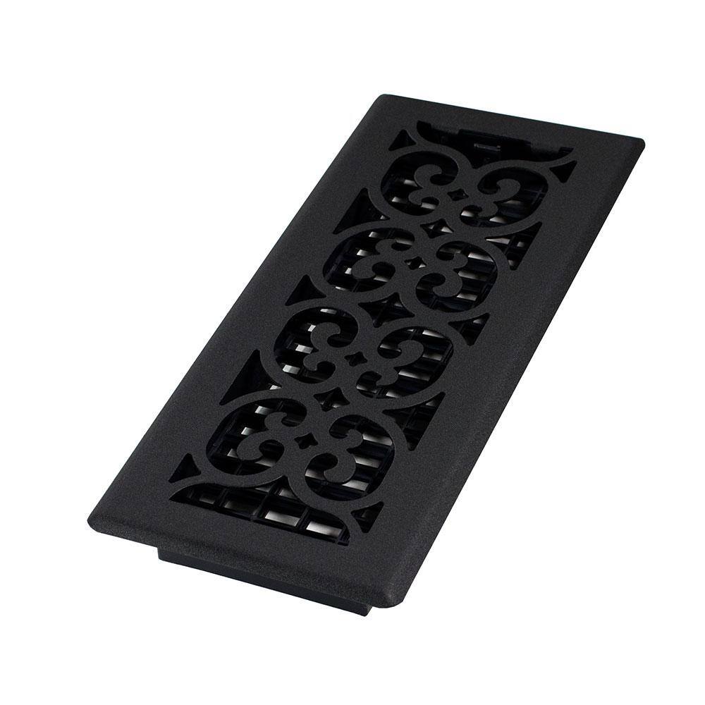 Decor Grates 4 in. x 12 in. Steel Floor Register with Damper Box ST412