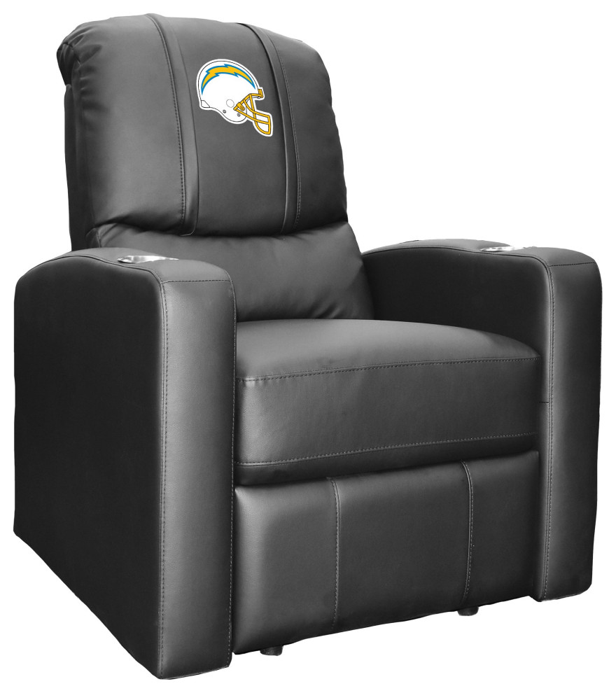 Los Angeles Chargers Helmet Man Cave Home Theater Recliner   Contemporary   Recliner Chairs   by DreamSeats LLC  Houzz