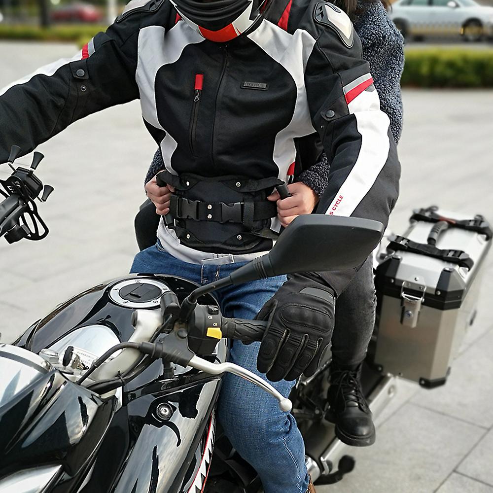 Motorcycle Rear Seat Safety Belt Passenger Grip Grab Handle Non-slip Strap Motorcycle Back Seat Safety Armrest