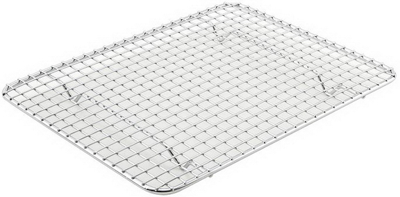 Winco Half Size Chrome Plated Pan Grate  1 Each  1...