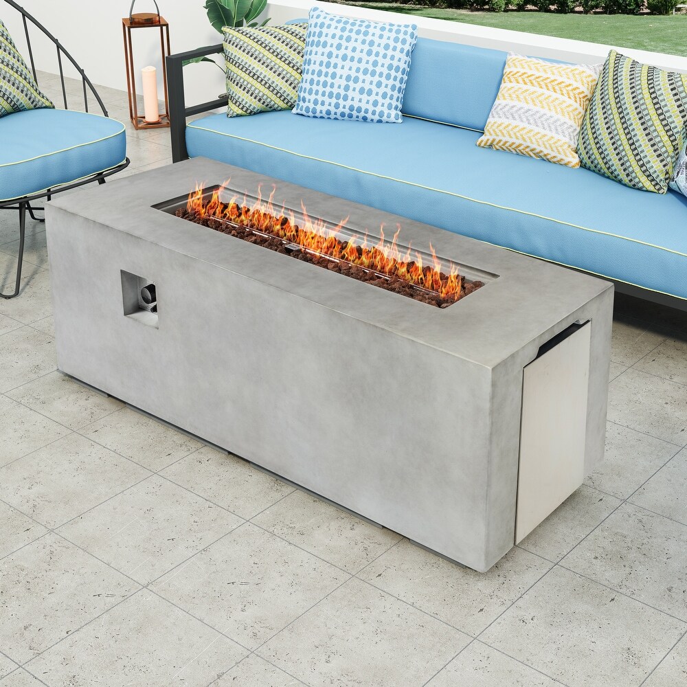 70 in Large Fire Pit Table With 60000 BTU/19kW Heat Output