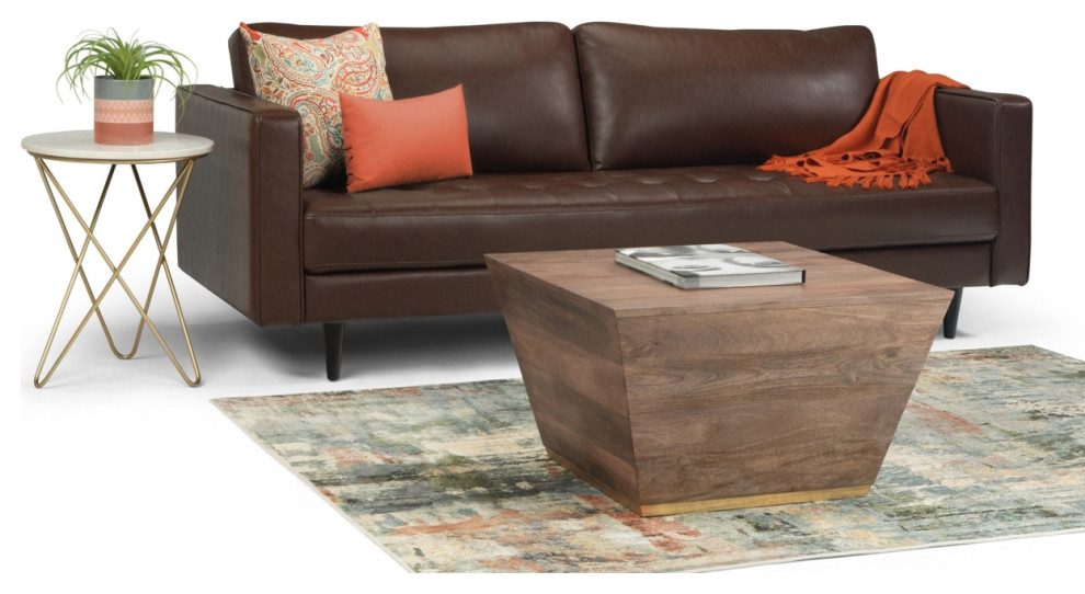 Abba SOLID MANGO WOOD  Square Coffee Table   Coffee Table Sets   by Dot  ampBo  Houzz