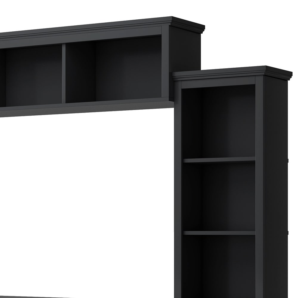 TV Stand Entertainment Units Bookshelf with 66\