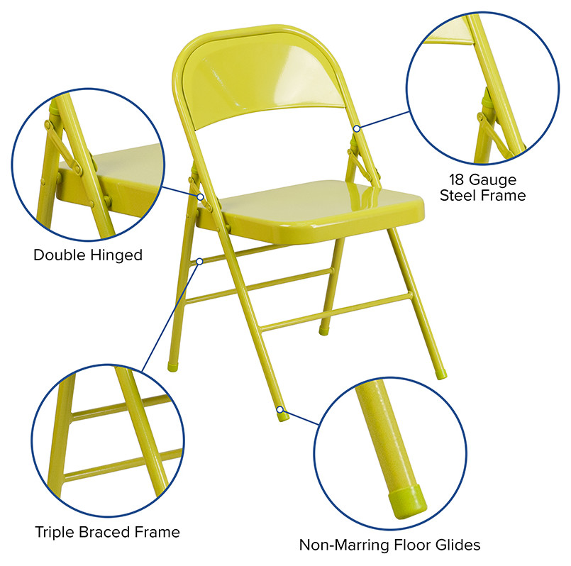 Cobalt Blue Folding Chair   Contemporary   Folding Chairs And Stools   by Beyond Design  ampMore  Houzz