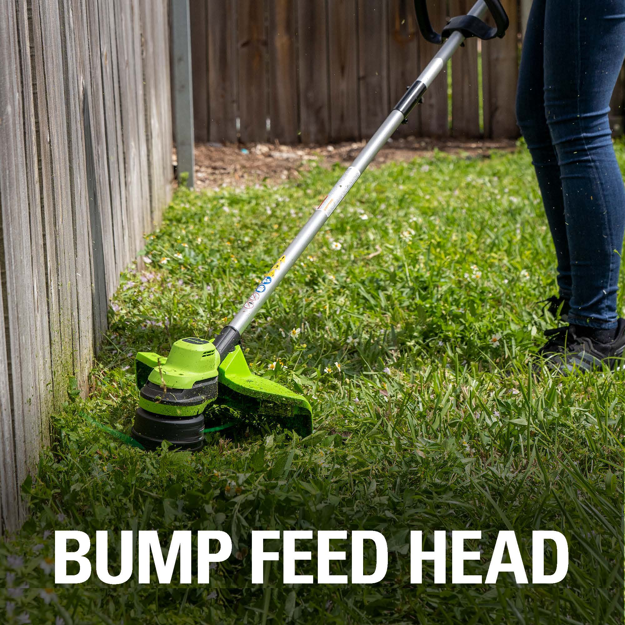 48V 15-Inch Cordless String Trimmer | Greenworks Tools