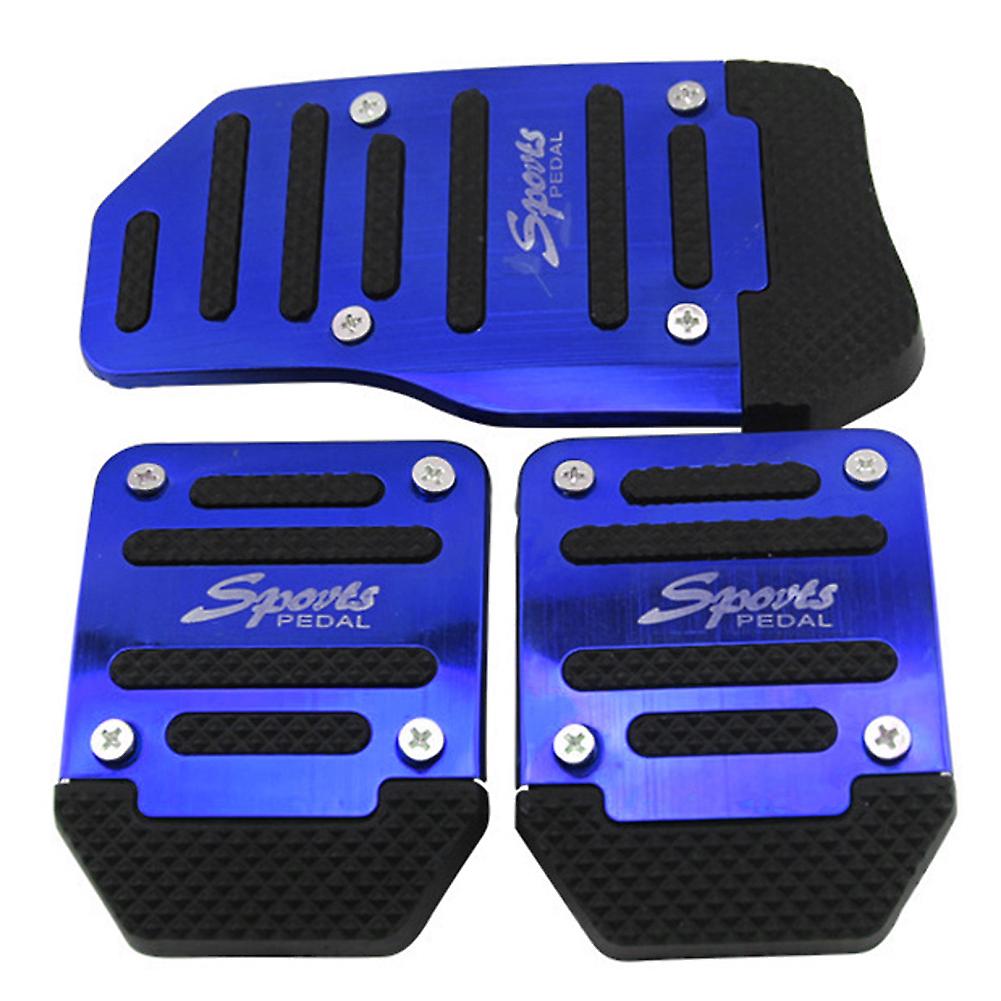 Born Pretty 3pcs/set Universal Car Manual Series Automatic Brake Accelerator Non-slip Foot Rest Pedal Pad Cover Car Accessories