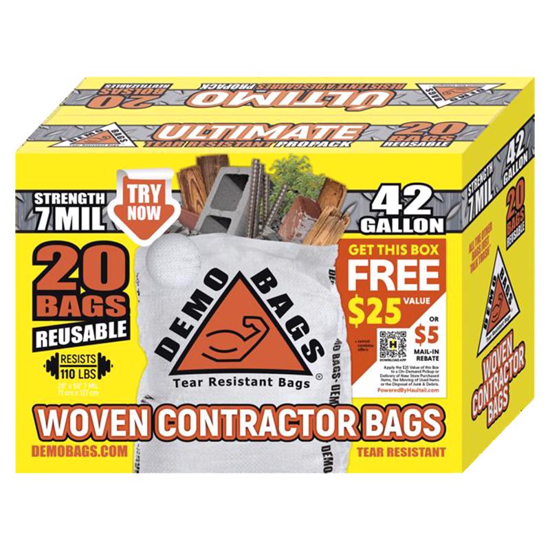 CONTRACTOR BAGS 42G 20PK