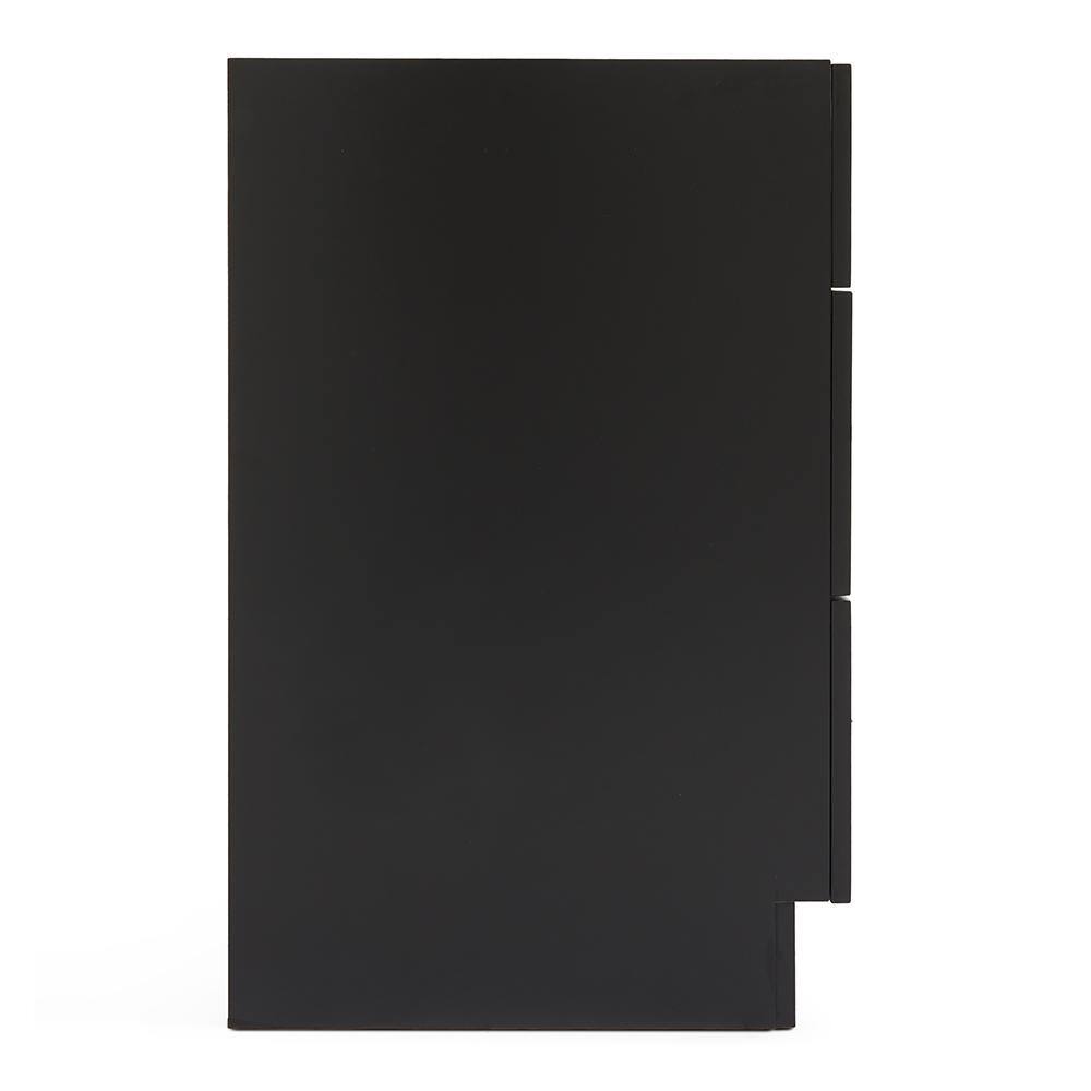 ARIEL Hamlet 48 in. W x 21.5 in. D x 33.5 in. H Bath Vanity Cabinet Only in Black F049S-BC-BLK